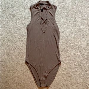 Beige bodysuit